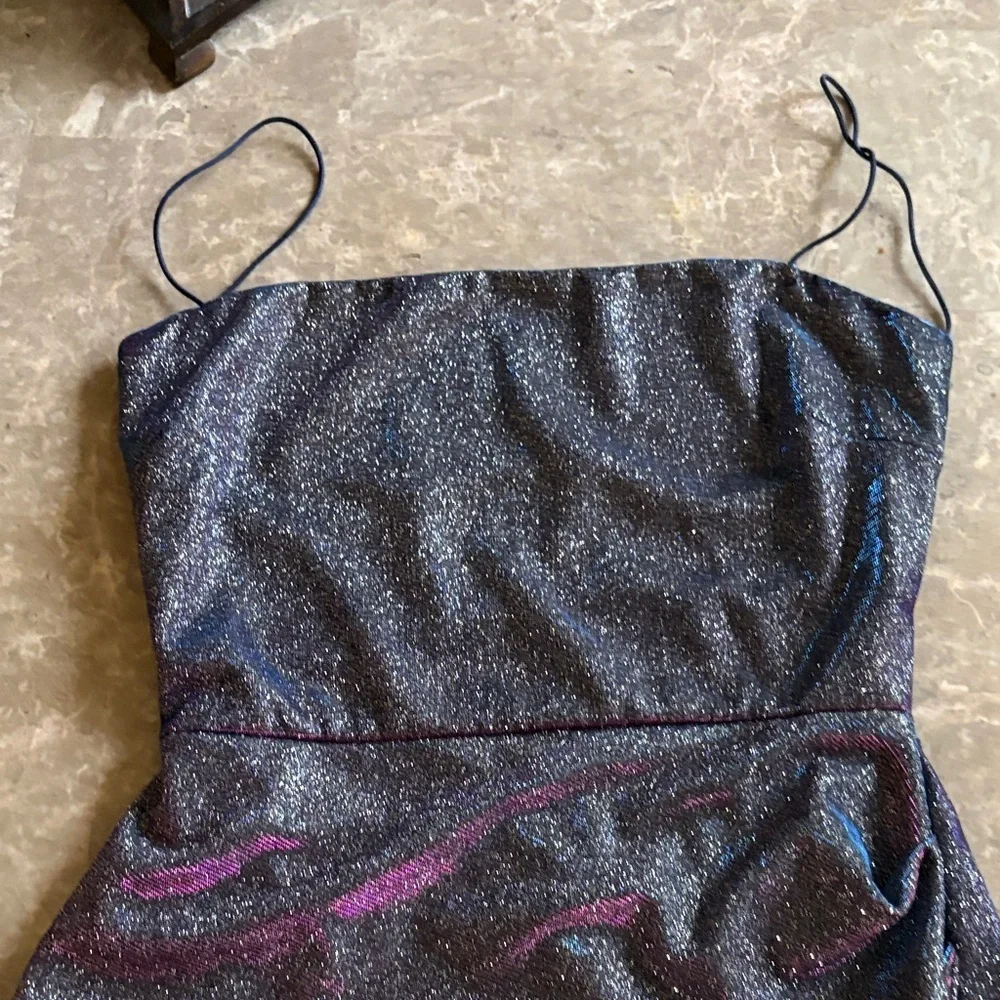 Windsor Sparkling Blue Mini Dress - Picture 2 of 5